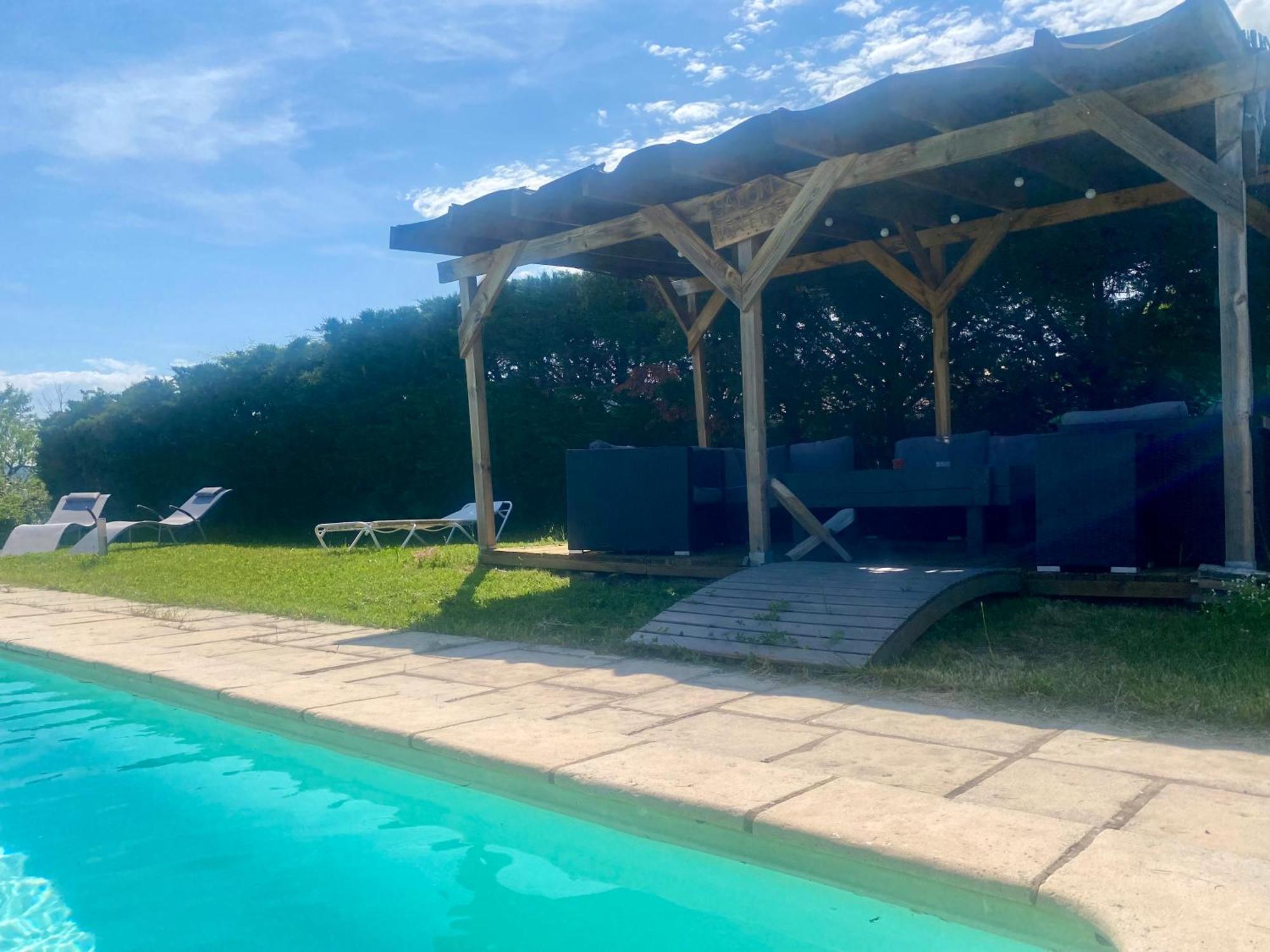 Chambre D'Hotes 2P, Gestion Libre, Espace Piscine Partage Alba-la-Romaine Dış mekan fotoğraf